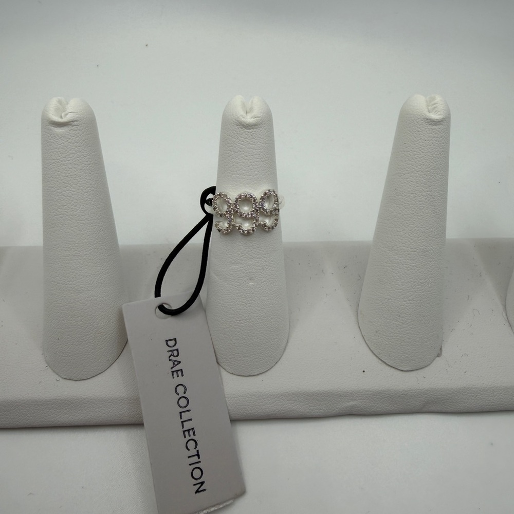 Angel #999 silver ring